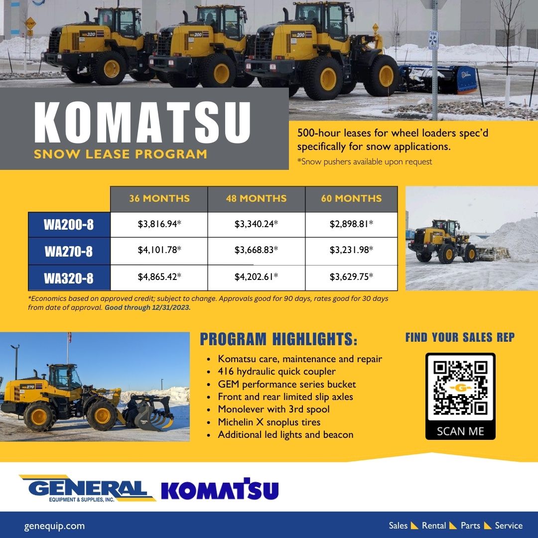 Komastu Snow lease post
